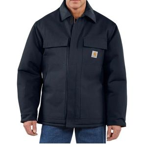 Cardhartt Mens Loose Fit Washed Duck Sherpa Lined Coat